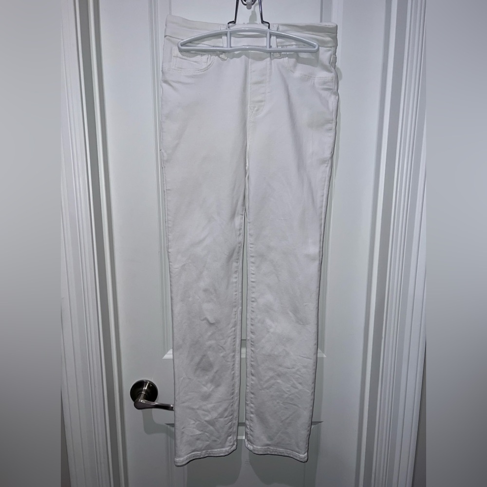 Good American Power Stretch Pull-On Straight Jeans